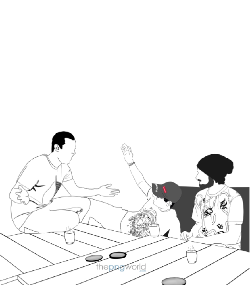 Friends Forever Line art,black,artwork,friends,moment,happiness,vacation,black,remembrance,celebration,holidays,friendship day,coffee day,tea,chay,coffee